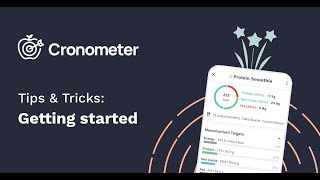 Tips amp Tricks Getting Started On The Cronometer App [upl. by Sorilda]