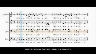 Alléluia  Messe de Saint Jean Ténor [upl. by Noma]