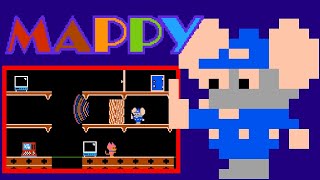 Mappy FC · Famicom video game port  57round session 🎮 [upl. by Reviel]