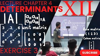 Class 12th Determinants Chapter 4 Exercise 3 Complete Lectureone shot  Differential Classes [upl. by Najtsirk891]