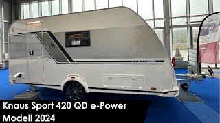 Gebrauchtwagen Knaus Sport 420 QD e Power Modell 2024 [upl. by Metzger]