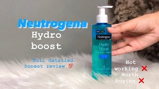 Detailed Review on Neutrogena Hydro boost cleanser in just 5 mints urdu [upl. by Humpage]