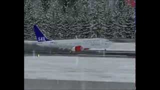 FSX Emergency landing at Flesland ENBR [upl. by Warner]