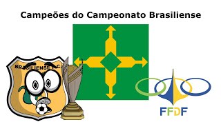 Campeões do Campeonato BrasilienseCandango [upl. by Nhoj651]