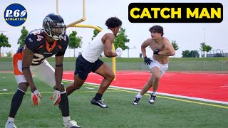 5 Best CATCH MAN Drills for Defensive Backs [upl. by Enilrad]