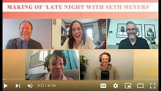 Making of Late Night with Seth Meyers Fun roundtable with the host and 3 writers  GOLD DERBY [upl. by Ungley181]