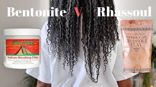 The BEST CLAY for Natural Hair Bentonite or Rhassoul Clay Wash🚿 [upl. by Icat]