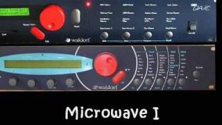 Waldorf MicroWave I vs MicroWave II Synthesizer battle [upl. by Lrak]