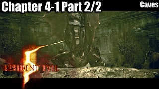 Resident Evil 5 Walkthrough Chapter 41 Caves Part 22 HD 1080p 60fps [upl. by Aynahs500]