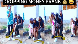 DROPPING MONEY PRANK 💰 😂 MADEM WENU NI MAGAIDIcyprianjoker comedy prankster pranks trending [upl. by Marucci]