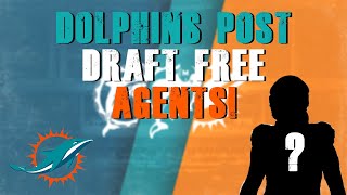 Post Draft Miami Dolphins Free Agent Targets [upl. by Arch]