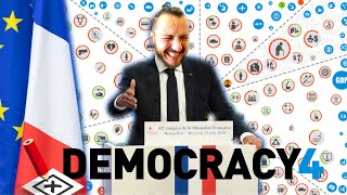 LE DOCUMENTALISME EN MARCHE  Democracy 4 découverte suite [upl. by Stroup781]