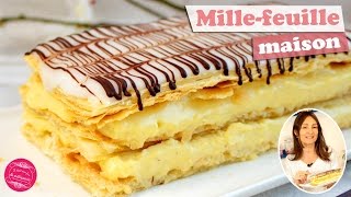 🌟 MILLEFEUILLE maison traditionnel  La recette FACILE comme en boulangerie 🌟 [upl. by Nesto689]