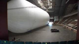 Worlds Largest Airship Inflated for the First Time by E Green Technologies  No Sound [upl. by Aisekal]