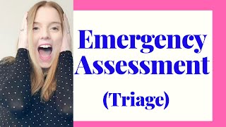 EMERGENCY ASSESSMENT TRIAGE USING THE ABCDE PRINCIPLE [upl. by Ocisnarf]