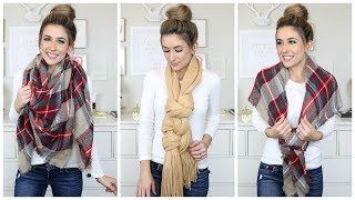 10 WAYS TO WEAR A SCARF [upl. by Irisa]