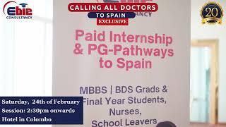 Calling Doctors to Spain  Ebiz Exclusive Breaking News [upl. by Bal]