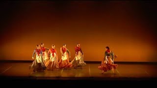 COREOGRAFÍA DANZA ESPAÑOLA quotCortando la rosaquot [upl. by Drofliw]