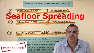 Seafloor Spreading  divergente Plattengrenze  Plattentektonik  Erdkunde  Lehrerschmidt [upl. by Radu]