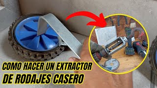 COMO HACER UN EXTRACTOR DE RODAMIENTO RULEMANES O BALINERAS [upl. by Delamare]