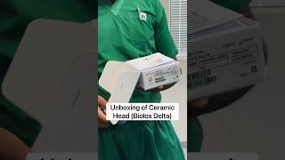 UNBOXING ceramic head of Hip Replacement totalhipreplacementsurgery asmr sounds [upl. by Cannell]