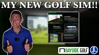 Welcome to my NEW GOLF SIMULATOR The Bayside Golf Albatross Package [upl. by Aleyak]