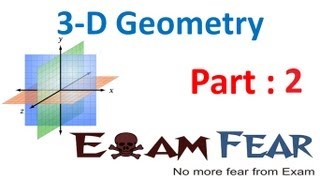 Maths 3 Dimensional Geometry part 2 Direction Cosine Ratios CBSE class 12 Mathematics XII [upl. by Mufinella]