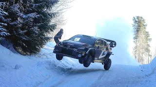 Test Rally Sweden 2024  Takamoto Katsuta  Aaron Johnston  Toyota Yaris Rally1 Hybrid HD [upl. by Hermine]