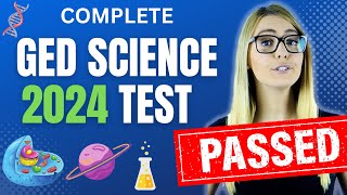 Pass Your GED Science Test Complete GED Course  2023  2024 Updated Guide [upl. by Swiercz]