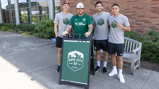 Rose City Road Trip 2024  Timber Joey and players visit Newberg [upl. by Dane]