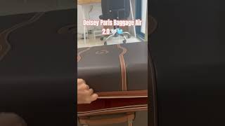 Unboxing My Delsey Paris Luggage  Chatelet Air 20 🧳🤍🩵 delseyparis luggage travel [upl. by Kovar171]