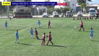 Fethiye 1923 SK 8  0 Seydikemerspor Muğla U11 Ligi H Grubu 5Hafta [upl. by Ahsita]