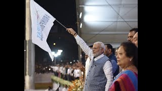 PM Modi to flag off Run for New India Marathon from Surat [upl. by Roydd]