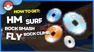 How To Get HM Rock Smash Rock Climb Surf And Fly In PBF reupload  Pokemon Brick Bronze [upl. by Affay]