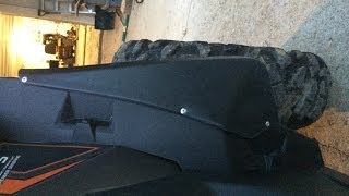 Rzr 4 1000 xp fender flares mud flaps 2014 [upl. by Stoops839]