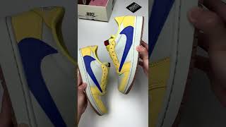 Unboxing！ AJ1 Travis Scott Canary Elkins sneakerhead sneakers airjordan travisscott [upl. by Jadwiga]