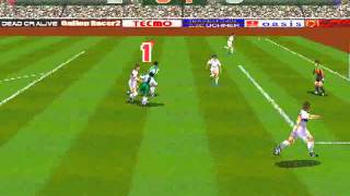 MAME Tecmo World Cup 98 with correct logic [upl. by Balough]