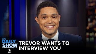 Trevor Noah Wants to Interview You on The Daily Show Set  Omaze [upl. by Steward]