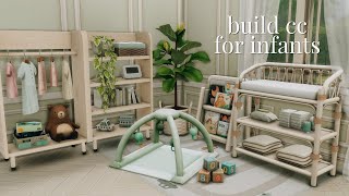 musthave buildbuy cc for infants  the sims 4 [upl. by Ynnahc]