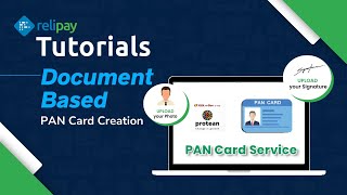 NSDL Document based Pan card  Relipay  Apply for PAN card  Fastest PAN card application [upl. by Odericus]