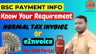 eInvoice or Normal Tax Invoice Is Required For BSC Payment  How to Create eInvoice for BSC Payment [upl. by Nylle]