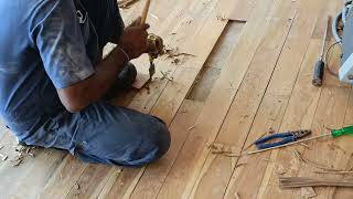 Wooden floor reassemble in Gym [upl. by Enilrad104]