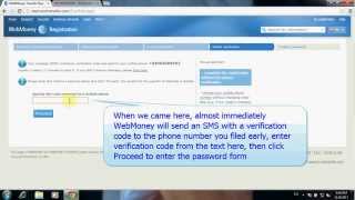 How To Sign Up For A Webmoney Account 2014 [upl. by Meerak]