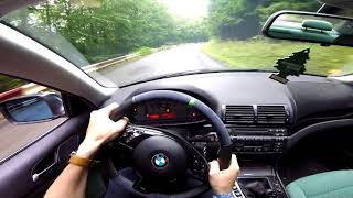 BMW 323Ci E46  POV DRIVING SOUND DECATTED [upl. by Adnawyek]