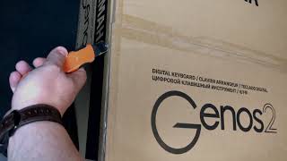 Yamaha Genos 2 unboxing [upl. by Emmons]