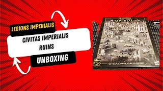 Legions Imperialis  Civitas Imperialis Ruins Unboxing [upl. by Murrah985]