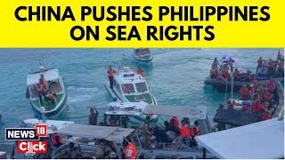 Philippines Says China Is Pushing It To Cede Claims In South China Sea  N18G  English News [upl. by Janetta373]