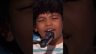 9YearOld Performs His Own Song On Americas Got Talentauditions americasgottalent singers agt [upl. by Koziel]