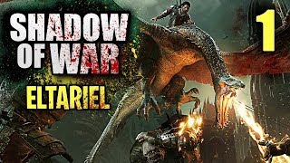 Shadow Of War GAMEPLAY ELTARIEL  WitchKings Vision  Dominate Middle Earth 1 [upl. by Orecul]