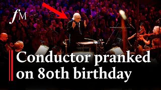 Sir Karl Jenkins wasn’t expecting this birthday surprise  Classic FM Live [upl. by Attenauq]